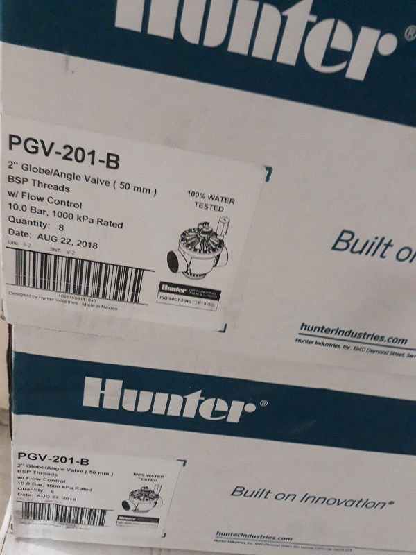 شیر برقی هانتر 2 اینچ مدل PGV – 201